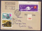 Space Russia - Sowjetunion Registerd Letter With Stamp  Satellite  Mars 1  Mi.nr. 2676   Yv 2588  22-3-1963 To Zurich - UdSSR