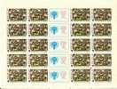 Russia 1979 Mi# 4880 Sheet With Plate Errors Pos. 2 And 24 - The Dance Of Friendship - Abarten & Kuriositäten