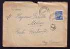 ROMANIA 1967 COVER CANCELL "T" TAXA DE PLATA  POSTAGE DUE. - Postage Due