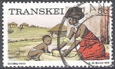 Transkei 1976 Michel 5C O Cote (2002) 0.10 Euro Préparation Du Pain Cachet Rond - Transkei