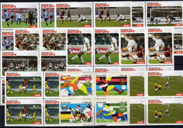 Fußball-Spiel FIFA Championat BRAZIL 2264/7,VB, AFRICA 50-1000F+VB ** 55€ Rimet-Pokal Goal Sets Voetball Soccer Football - Unused Stamps