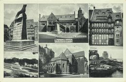 AK Braunschweig Mehrbild 6 Ansichten ~1930 #12 - Braunschweig