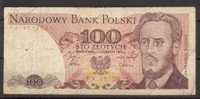 Polen 100 Zlotych 1986    Gebruikt - Poland