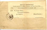 Bandelette Revue Horticole 1896 - Zeitungsmarken (Streifbänder)