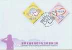 FDC Taiwan 2010 100th Anni. Of Girl Scout Stamps Dove Hand Rhombus - FDC
