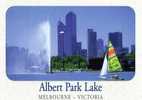 Australia Melbourne - Albert Park Lake With City Behind Unused - Melbourne