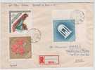 Hungary Registered Cover Sent To Czechoslovakia 24-6-1963 - Briefe U. Dokumente