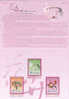 Folder Taiwan 2004 Bulb Flower Stamps Lily Freesia Amaryllis Flora - Unused Stamps