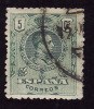 ESPAGNE  1909  -  Y&T    243 -  Alphonse XIII  -: Oblitéré Avec N° De Contrôle - Used Stamps