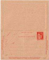 TYPE PAIX - CARTE LETTRE ENTIER POSTAL  à 50c - NEUVE - Tarjetas Cartas