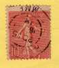 Nº 129  10 C. Rosa De 1903-24  Sembradora Variedad Perforacion Desplazada, - Used Stamps