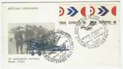 1970  FDC 50° Ann. Del Volo Roma- Tokio - Sonstige (Luft)