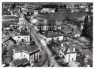 CPSM 1960 JUSSAC Les écoles Et La Route Nationale VUE AERIENNE En Avion Au Dessus De.... - Jussac