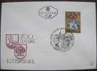 1971 AUSTRIA FDC 700 YEAR OF TOWN KITZBUHEL COAT OF ARMS - Covers