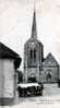 89. Yonne :  Cheroy . église Et Place De L ´ église Un Matin De Marché . - Cheroy