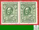 Newfoundland # 186 (Pair) Scott - Unitrade - O / Terre-Neuve (Paire) - 1908-1947