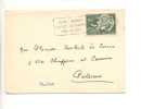 739$$$ 1954 BELGIO BELGIQUE 80c Cover To Italy - Covers & Documents