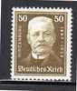 ALLEMAGNE-N°397  *   (1927) - Unused Stamps