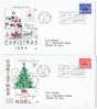 1964  Christmas Issue Sc 434   FDC   Rose Craft Cachet - 1961-1970