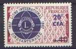 Réunion N° 375 ** Cinquantenaire Du Lions International - Unused Stamps