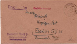 BADEN WÜRTTEMBERG - GEBÜHR BEZAHLT - TAXE PERCUE - 1947 - LETTRE De STUTTGART Pour BERLIN - Emisiones Generales