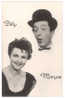 CARTE PHOTO BILLY ET MARYSE - CABARET ? - Inns