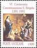 CITTA' DEL VATICANO - VATIKAN STATE - ANNO 1991 - SANTA BRIGIDA - NUOVI  ** MNH - Neufs