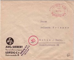 SACHSEN - GEBÜHR BEZAHLT - TAXE PERCUE - 1945 - LETTRE De LEIPZIG N22 - Briefe U. Dokumente