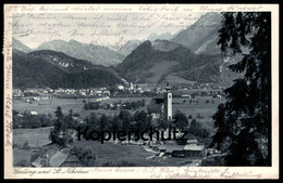 ALTE POSTKARTE GOLLING UND ST. NIKOLAUS 1925 Bei Hallein Salzburg Ansichtskarte AK Cpa Postcard - Golling