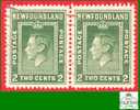 Newfoundland # 245 (pair) Scott - Unitrade - O / Terre-Neuve (paire) - 1908-1947