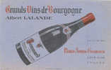 BU 350/ BUVARD     GRANDS VINS DE BOURGOGNE  ALBERT LALANDE NUITS SAINT GEORGES - Liquore & Birra