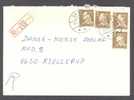 Denmark Registered Einschreiben Recommandé SORØ Nr. 448 Label Cover 1971 To Kjellerup - Briefe U. Dokumente