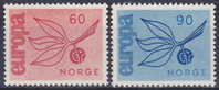 NOORWEGEN - Michel - 1965 - Nr 532/33 - MNH** - Cote 2,00€ - Ongebruikt