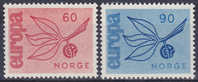 NOORWEGEN - Michel - 1965 - Nr 532/33 - MNH** - Cote 2,00€ - Neufs