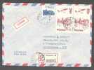 Poland Airmail EXPRÈS Label Registered Recommandé Raccomandate Einschreiben WARSZAWA 1968 Cover To Deutschland RFN - Storia Postale