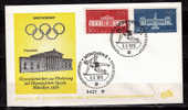 ALLEMAGNE  FDC   Cachet MUNCHEN 2  Le 5-6- 1970  Jo 1972   Lutte - Lucha