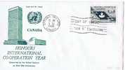 1965  International Cooperation Year Sc 437  FDC - 1961-1970