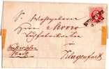Austria,Wadowice(04.05.1870) To Klagenfurt,06.05.1870,as Scan - ...-1860 Prefilatelia