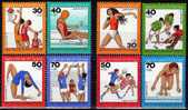 Olympiade 1976 Berlin 517/0 + BRD 882/5 ** 10€ Kugelstoßen Hockey Handball Schwimmen Basketball Rudern Turnen Volleyball - Colecciones