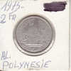 2 Francs Aluminium Polynésie Française 1975 - Other & Unclassified