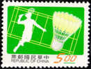 Taiwan 1997 Sport Stamp- Badminton #3143 - Nuovi