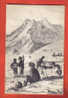 E1088 Versoix Dessin Réalisé Au Bénéfice Du Fonds Des Courses De L'Ecole.Cachet Versoix 1920.Vers Les Sommets... - Versoix