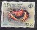 ZIL ELWAGNE SESEL Seychelles 1984 MNH** - CRAB - Schaaldieren