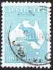 Australia 1929 1 Shilling Blue-green Kangaroo Small Mult Watermark (Wmk 203) Used  - Actual Stamp - CDS - SG109 - Usati