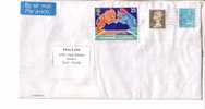 GOOD GB Postal Cover To ESTONIA 2002 - Good Stamped - Lettres & Documents