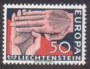 Europa/Cept, Liechtenstein  418 , Xx  (G 782)* - 1962