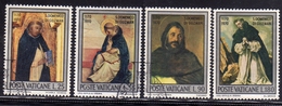 CITTÀ DEL VATICANO VATICAN VATIKAN  1971 S. SAN DOMENICO DI GUZMAN SERIE COMPLETA COMPLETE SET USATA USED OBLITERE' - Oblitérés