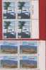 Block 4 With Margin Taiwan 1990 Taiwan Scenery Stamps Mount Pine Landscape - Blocks & Kleinbögen