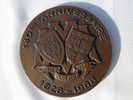 Médaille Groupe Des Mutuelles Du Mans - 140eme Anniversaire 1828 - 1968 - Diam. 6 Cm - Poid - Andere & Zonder Classificatie