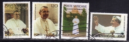 CITTÀ DEL VATICANO VATICAN VATIKAN 1978 PAPA GIOVANNI PAOLO I POPE LUCIANI SERIE COMPLETA COMPLETE SET USATA USED OBLIT - Gebraucht